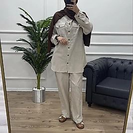 Müslin Kumaş Pantolonluş Takım