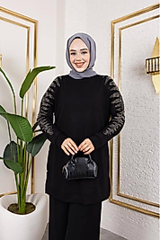 KOL TAŞLI OYSHO SİYAH SWEAT