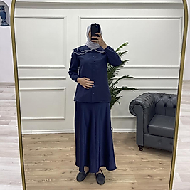 Terikoton Bebe Yaka Gömlek