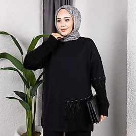 SİYAH TÜYLÜ TRİKO  OYSHO TAKIM