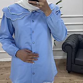 Terikoton Bebe Yaka Gömlek