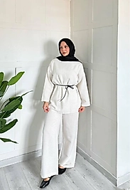 Ham Keten Pantolon Takım