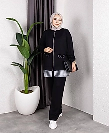 GÖMLEK DETAYLI TAŞLI TAKIM